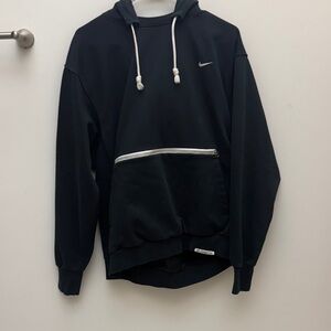 Nike Black Hoodie with White Accents